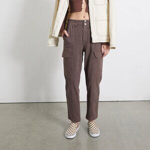 Pacsun Brownie Utility Cargo Pants Relaxed Fit Y2K Style Dusty Purple Small